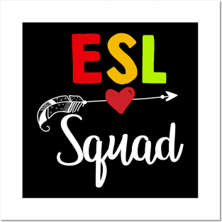 Esl Squad Teacher Back To School Posters and Art